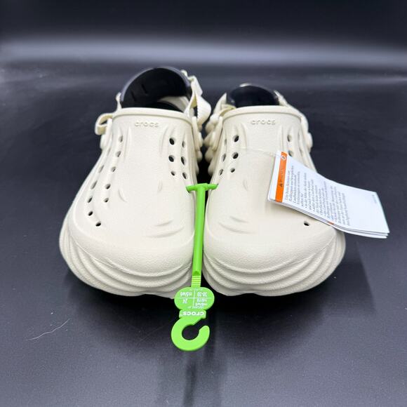 Unisex Clogs Crocs Echo Clog Bone / Black 207937 Sz M6/W8 - Picture 3 of 7